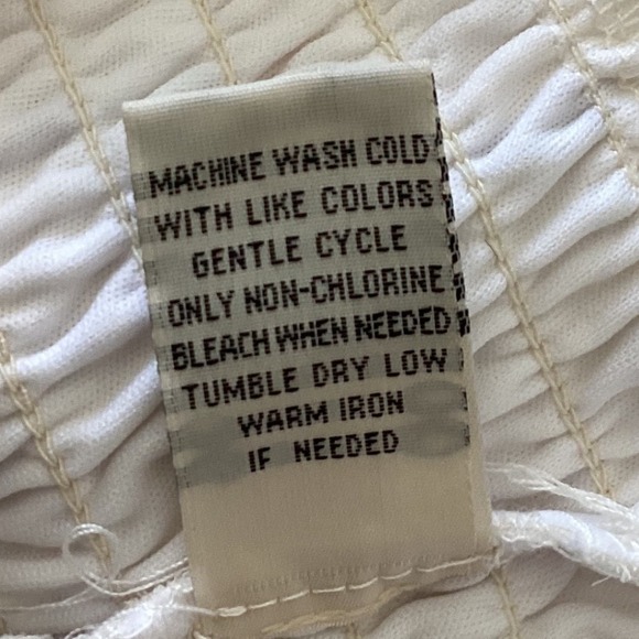 Cottagecore Floral Smocked Crop Top Puff Sleeve Peasant Boho Blouse L - Picture 8 of 9